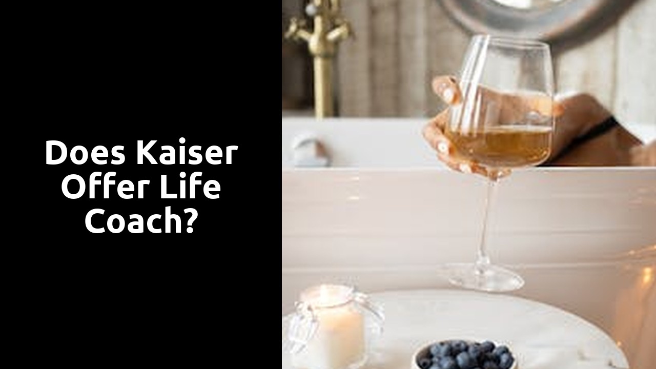 Does Kaiser offer life coach?